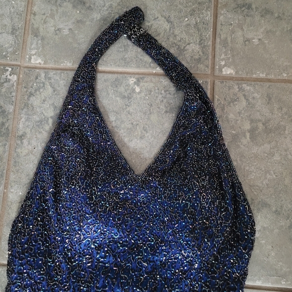 Stunning Vintage Andretta Donatella Gown Med - Picture 3 of 6